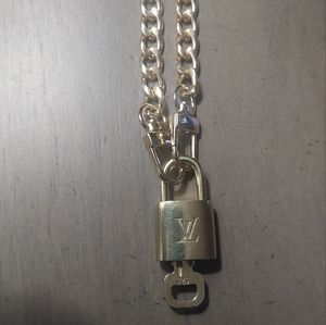 LV  Pad Lock, Key and Chain